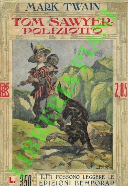 Tom Sawyer. Poliziotto - Mark Twain - copertina