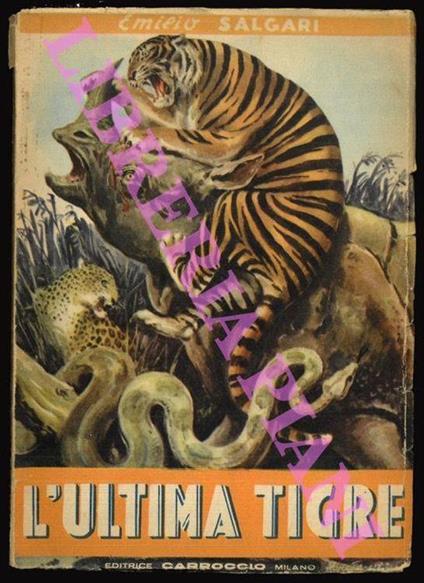 L' ultima tigre - Emilio Salgari - copertina