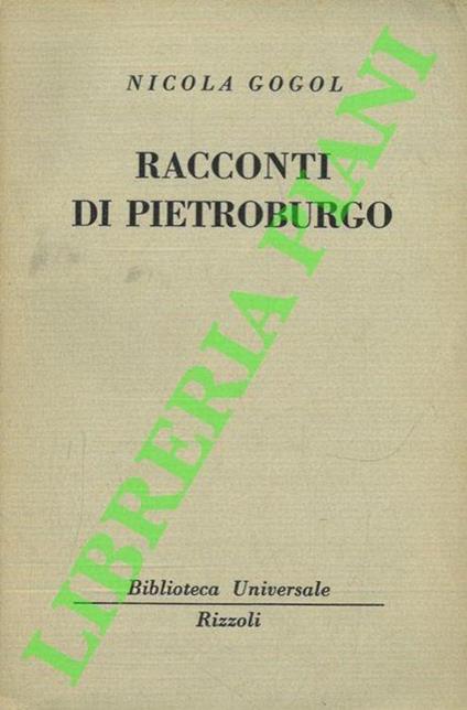 Racconti di Pietroburgo - Nikolaj Gogol' - copertina