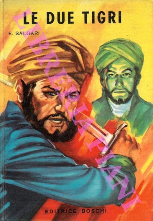 Le due tigri - Emilio Salgari - copertina