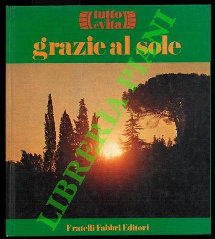 Grazie al sole - copertina