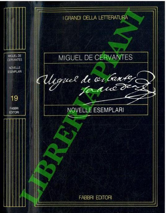 Novelle esemplari - Miguel de Cervantes - copertina