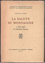 La salute di Montaigne e altri scritti di letteratura francese