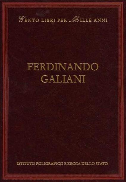 Ferdinando Galiani - copertina