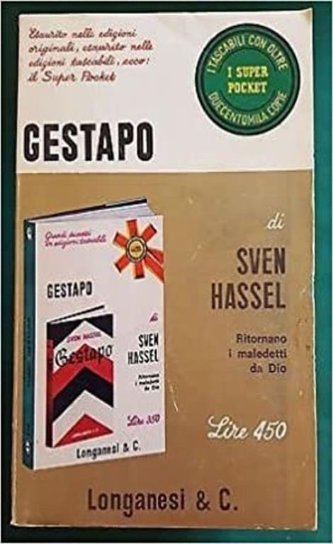 Gestapo - Sven Hassel - copertina