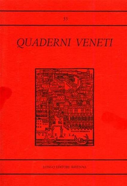 Quaderni Veneti n. 33 - copertina