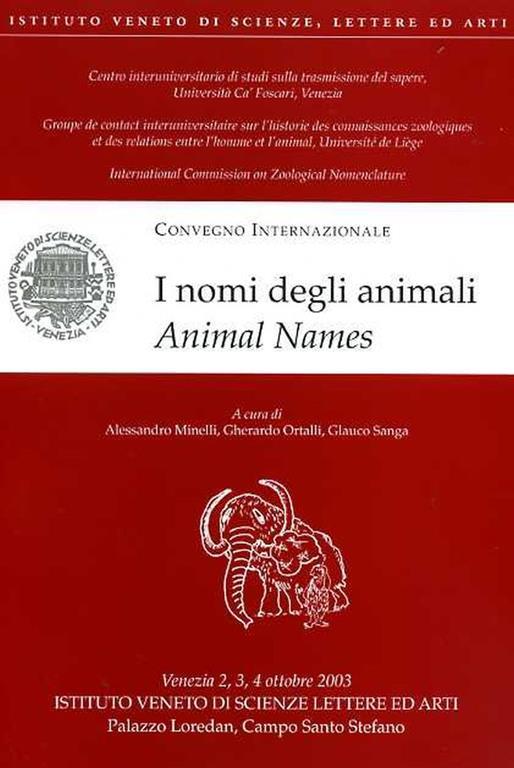 I nomi degli animali. Animal names - Libro Usato  di Scienze,  Lettere ed Arti - | IBS