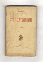 Studi contemporanei. 2° migliaio