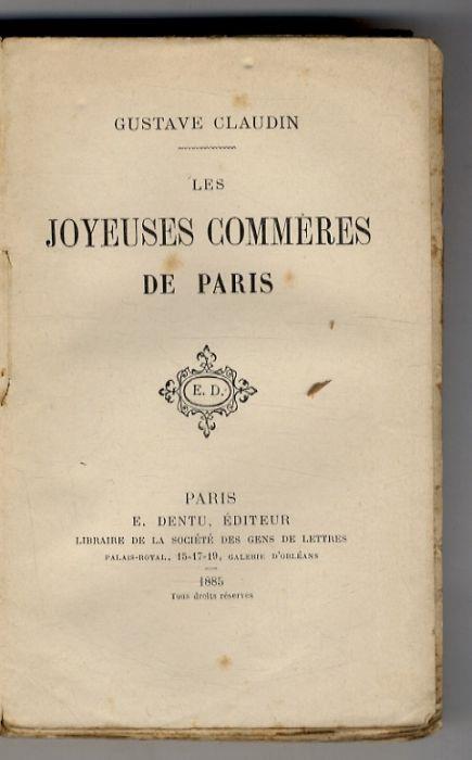 Les Joyeuses Commère de Paris - copertina