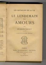 Le Lendemain des Amours. 56ème édition