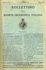 Bollettino della Società Geografica Italiana. Serie V, vol. I. Num. 10. 1 ottobre 1912