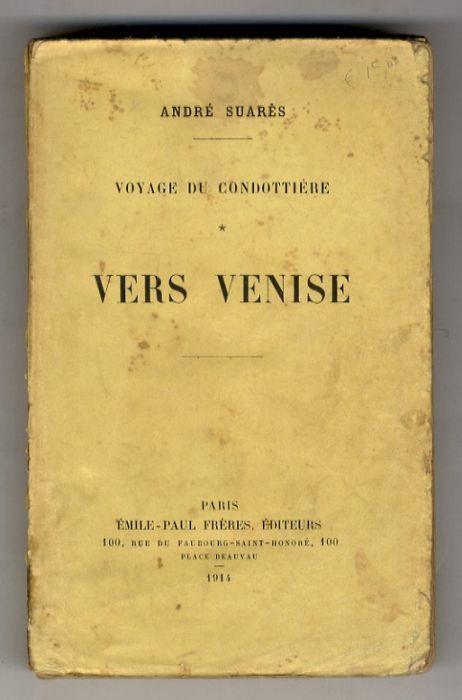 Voyage du Condottière. Vers Venise - André Suares - copertina
