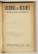 Colomba de Mérimée. Pages choisies avec introduction et notes par Domimique Claps