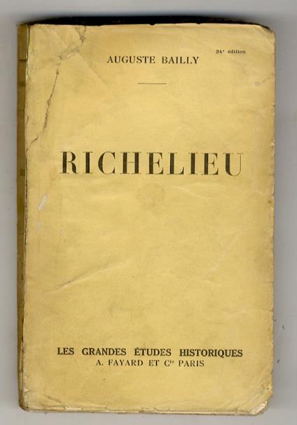 Richelieu - Auguste Bailly - copertina