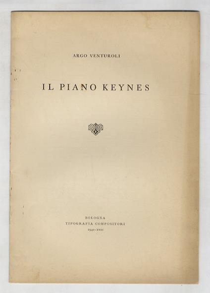 Il Piano Keynes - copertina
