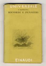 Ricordi e pensieri. A cura di Umberto Morra