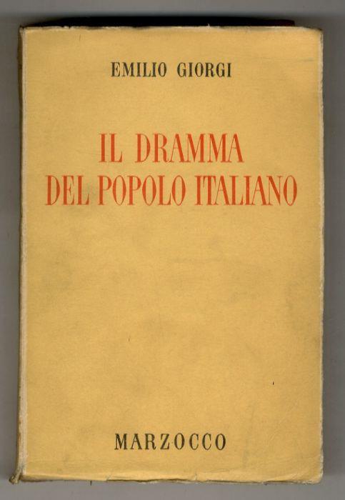 Il dramma del popolo italiano - Emilia Giorgi - copertina