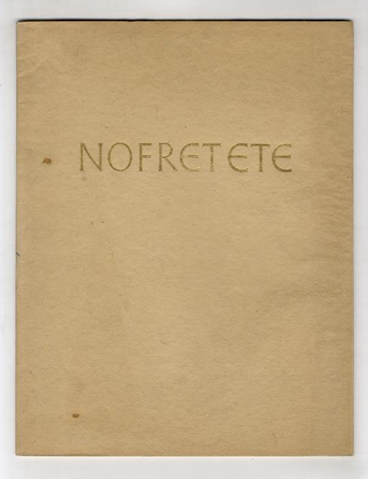 The Head of Queen Nofretete. (II. Edition) - copertina