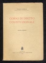 Corso di diritto costituzionale. Seconda edizione