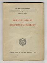 Ricerche intorno al Beneficium Inventarii