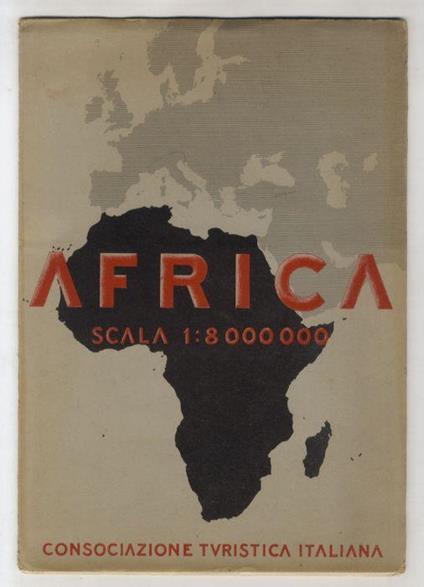 AFRICA. Scala 1:8.000.000 - copertina