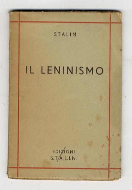 Il leninismo - copertina