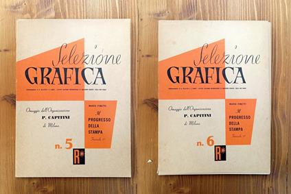 Selezione Grafica N. 5. Il Progresso Della Stampa 1° - Mario Finotti - copertina