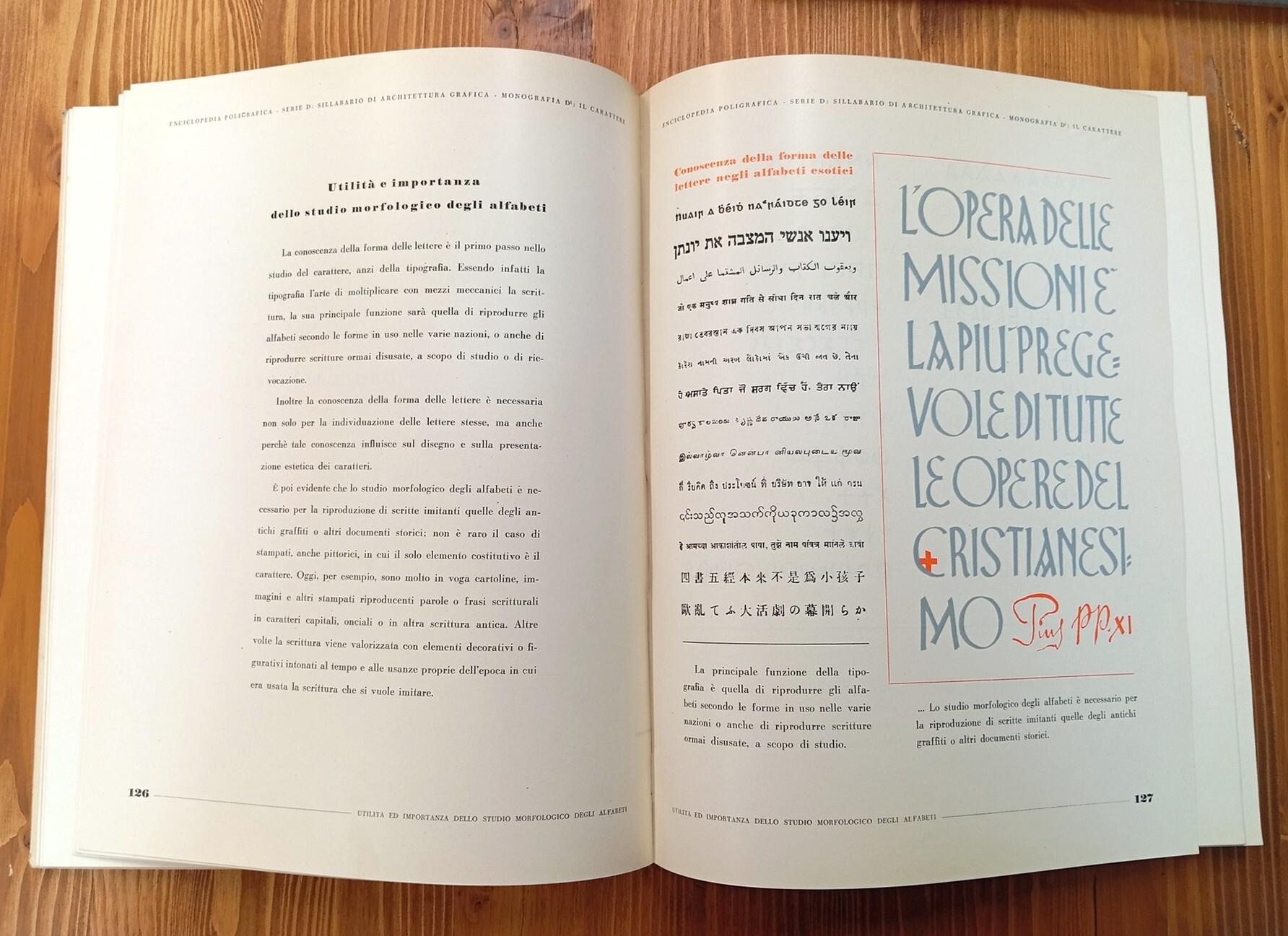 Enciclopedia Poligrafica. Il Carattere. Storia - Evoluzione - Morfologia - Stile - Disegno - Fabbricazione - Struttura Materiale e Uso Dei Caratteri da Stampa