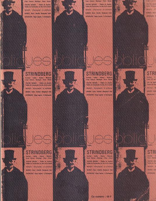 Obliques. Litterature - Teatre I - Revue Trimestrielle - Roger Bordier - copertina