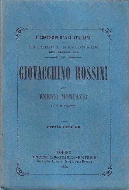 Giovacchino Rossini - copertina
