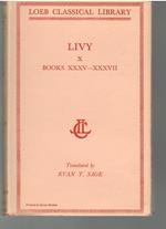 Livy X Books XXXV-XXXVII