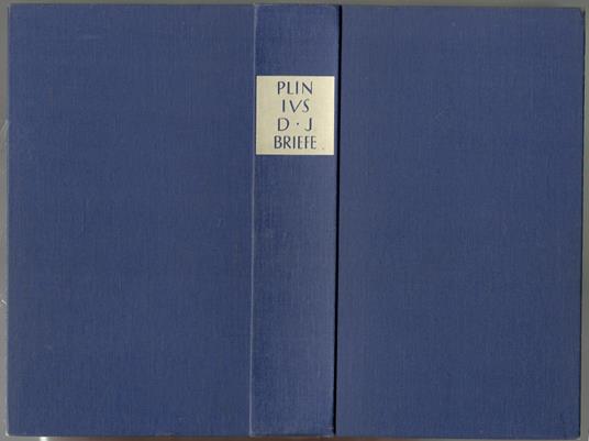 Briefe (Epistularum Libri decem) - Plinio il Giovane - copertina