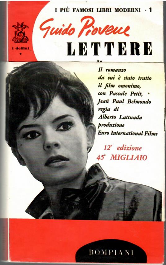 Lettere di una Novizia - Guido Piovene - copertina