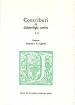 Contributi di Dialettologia Umbra 1,4