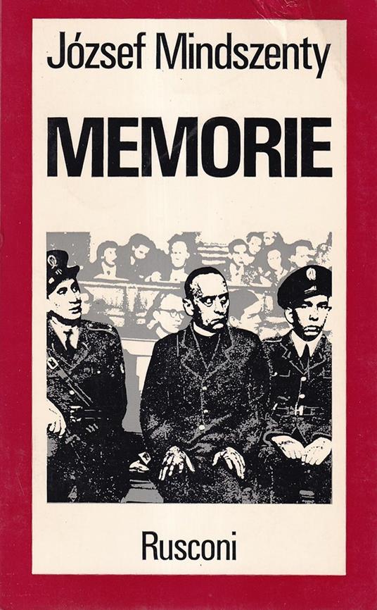 Memorie - József Mindszenty - copertina