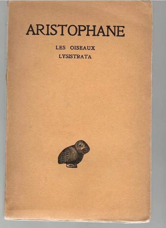 Les Oiseaux Lysistrata - Aristofane - copertina