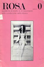 Rosa Quaderno Di Studio e Di Movimento Sulla Condizione Della Donna