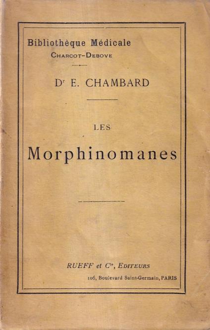 Les Morphinomanes - copertina