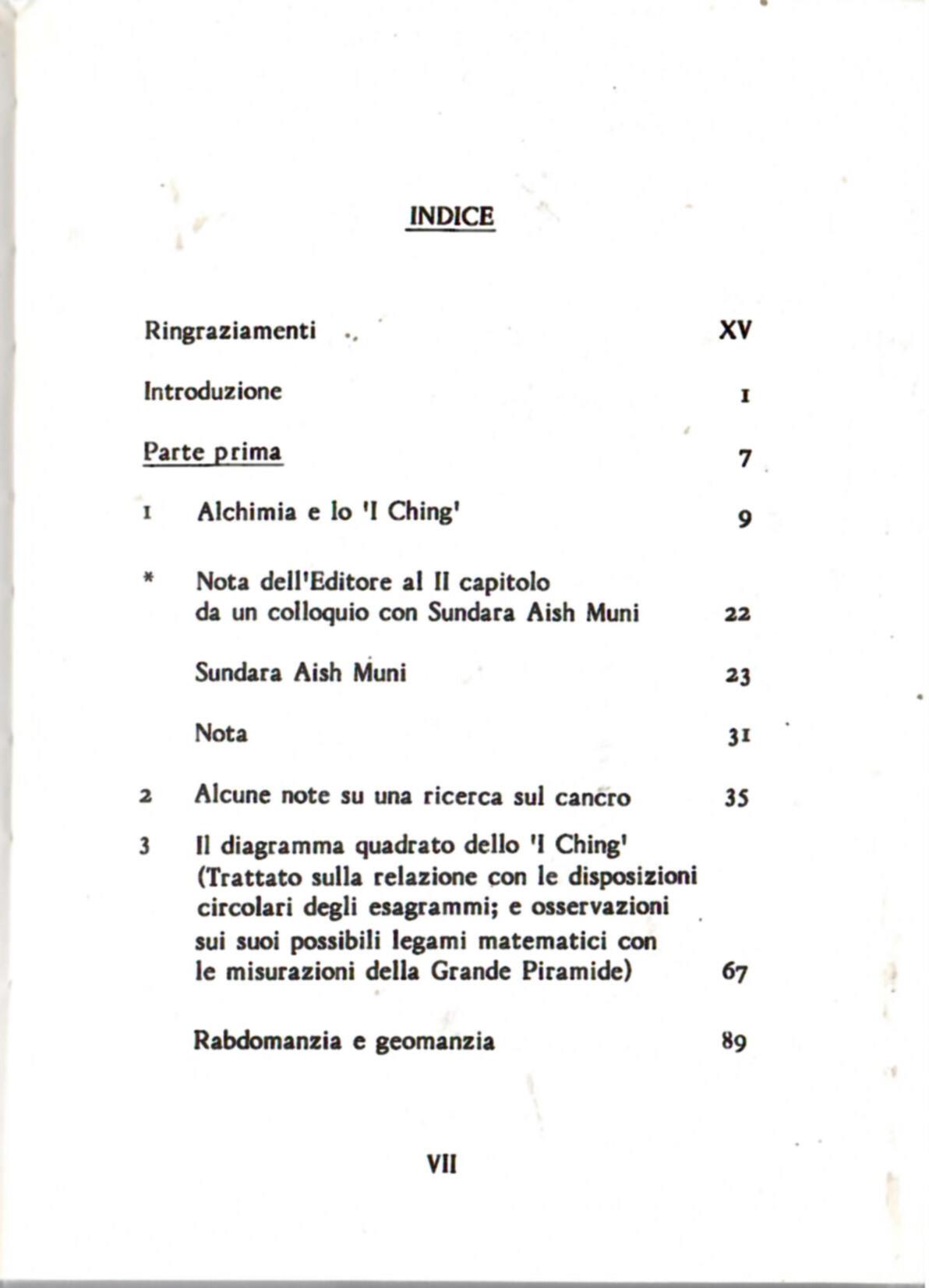 I Ching, Il Cancro Studi e Collegamenti
