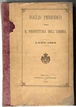 Foglio Periodico Della Regia Prefettura dell'Umbria Anno 1894