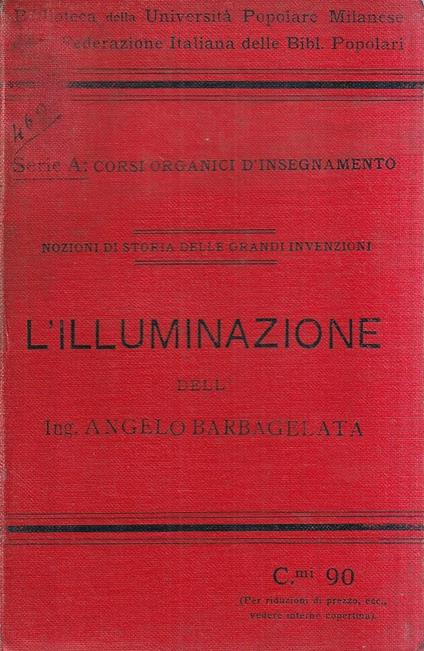L' Illuminazione - Angelo Barbagelata - copertina