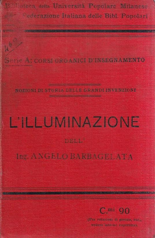 L' Illuminazione - Angelo Barbagelata - copertina