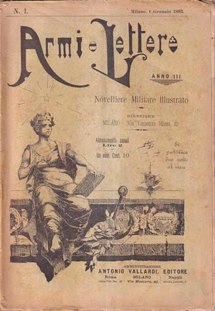 Armi e lettere - copertina