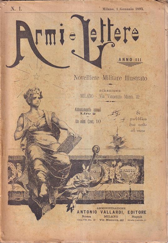 Armi e lettere - copertina