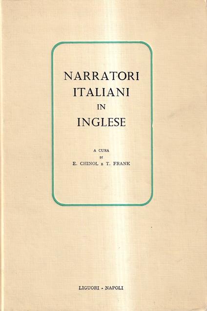 Narratori Italiani in Inglese - copertina