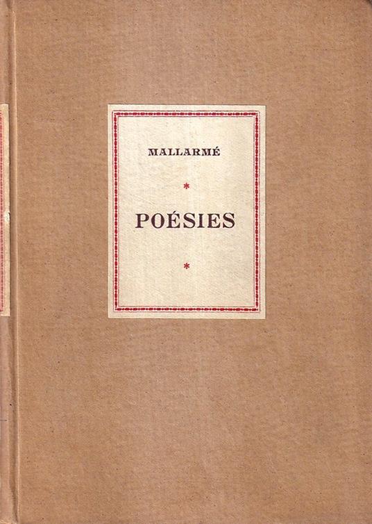 Poésies - copertina