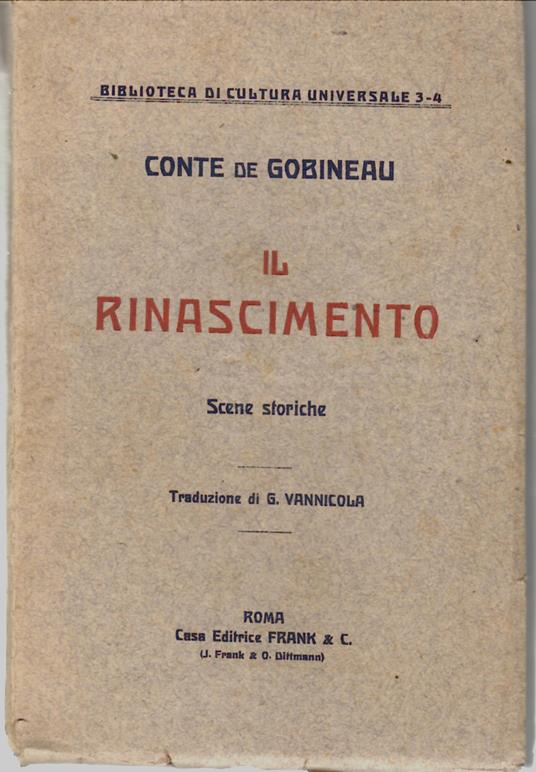 Il Rinascimento. Scene Storiche - copertina