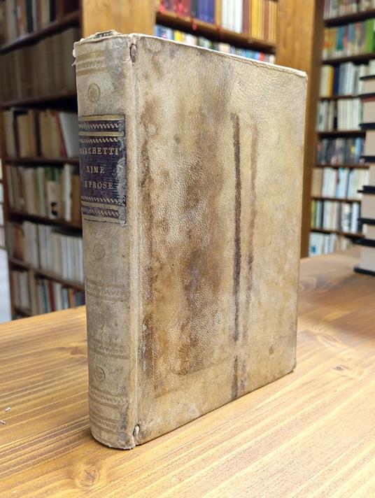 Rime e Prose - Giovanni Marchetti - copertina