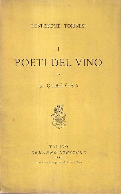 I Poeti Del Vino - copertina