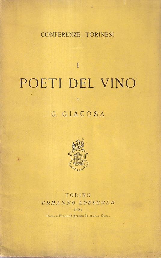 I Poeti Del Vino - copertina